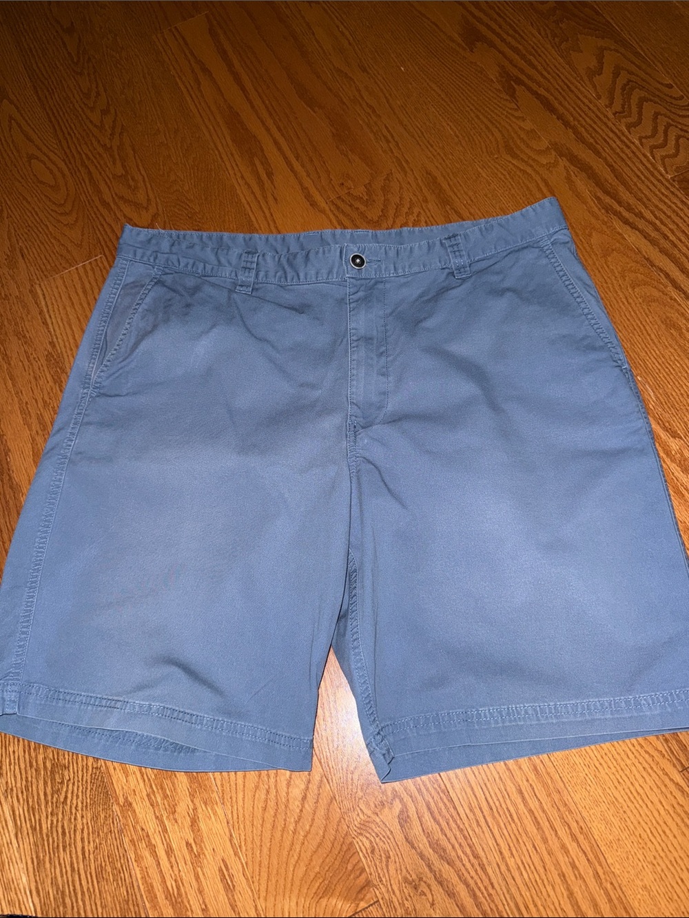 Tommy Bahama Slate Blue Flat Front Men's Cotton Shorts. EUC